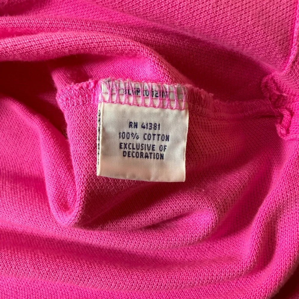 Polo Ralph Lauren Mens XL Hot Pink Short Sleeve Pique Polo Shirt Green Pony Logo